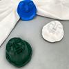Modern Face Jewelry Dish Small Resin Trinket Tray Aesthetic Ring Necklace Organizer for Home Living Room Bedroom Vanity Decor