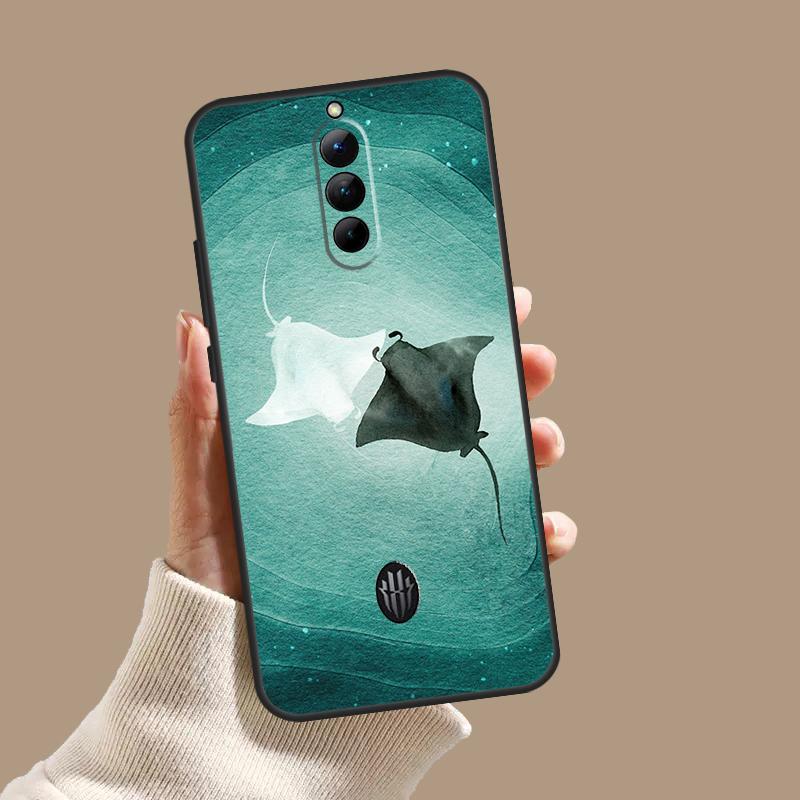 Animal Manta Ray Case For ZTE Nubia Red Magic 11 10S 9S 8S 8 9 10 Pro Plus 6 7 6S 7S Pro 5G 6R 10 Air Cover