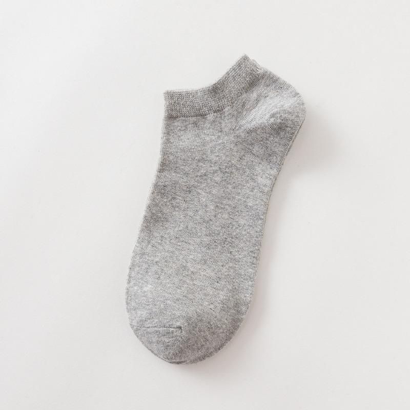 Men's Autumn and Winter New Casual Classic All Match Solid Color In Tube Cotton Socks
