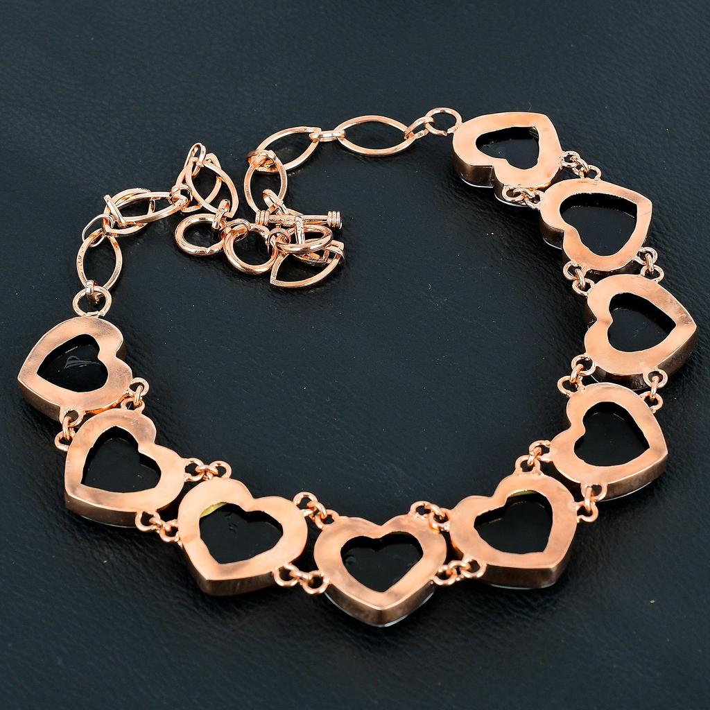 Pink Triplet Opal Necklace, 999 Copper Wire Wrapped Gemstone Jewelry, Handmade Necklace, For Thanksgiving