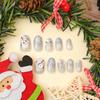 2025 Hot Sale Wear Nail Nail Stickers Premium Christmas Snowflake Nail Art Fake Nail Nail Art Products Finished Products