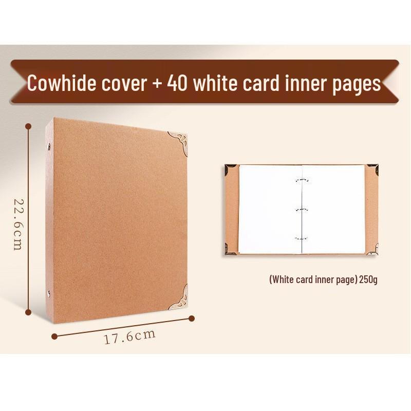 Acrylic DIY Photo Album: Handmade Memory Journal with Creative Graffiti and Loose-Leaf Design