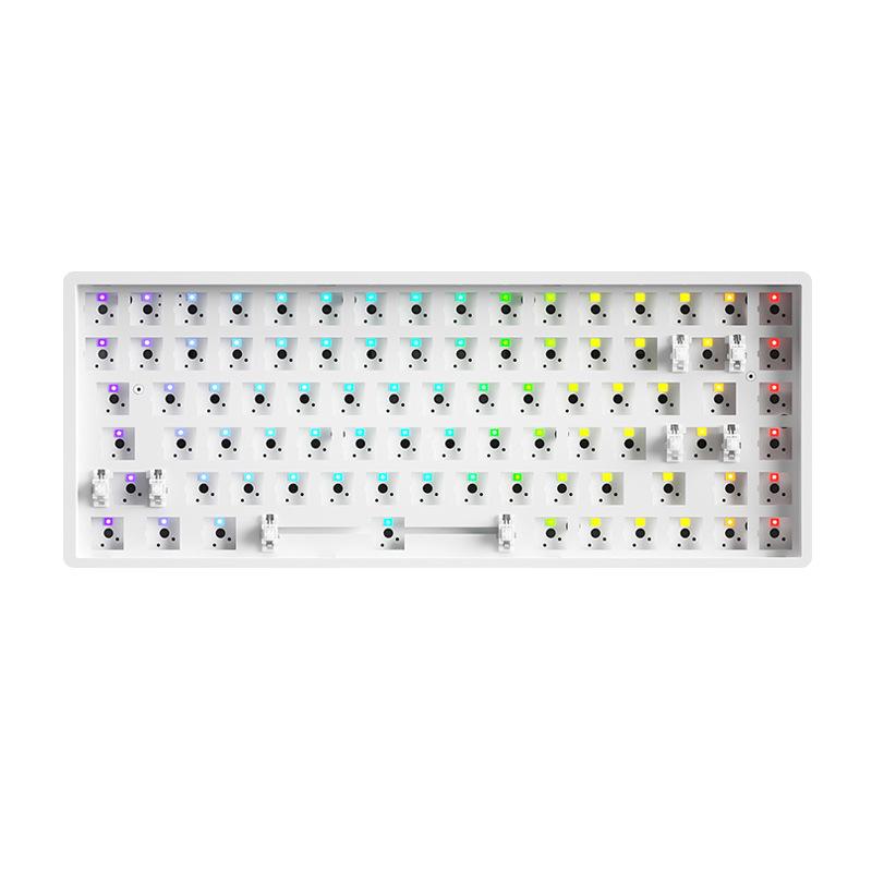 Kit de clavier mécanique sans fil Bluetooth à monter soi-même, RVB, trois modes, 84 à 108 touches