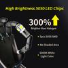 2/10 Pieces BA9S 180 Degree T4W H5W 5050 Grade A LED Chips 5SMD Bulbs for Car Backup Reverse Door Dome Turn Signal Reading Bulbs Bulbs 7