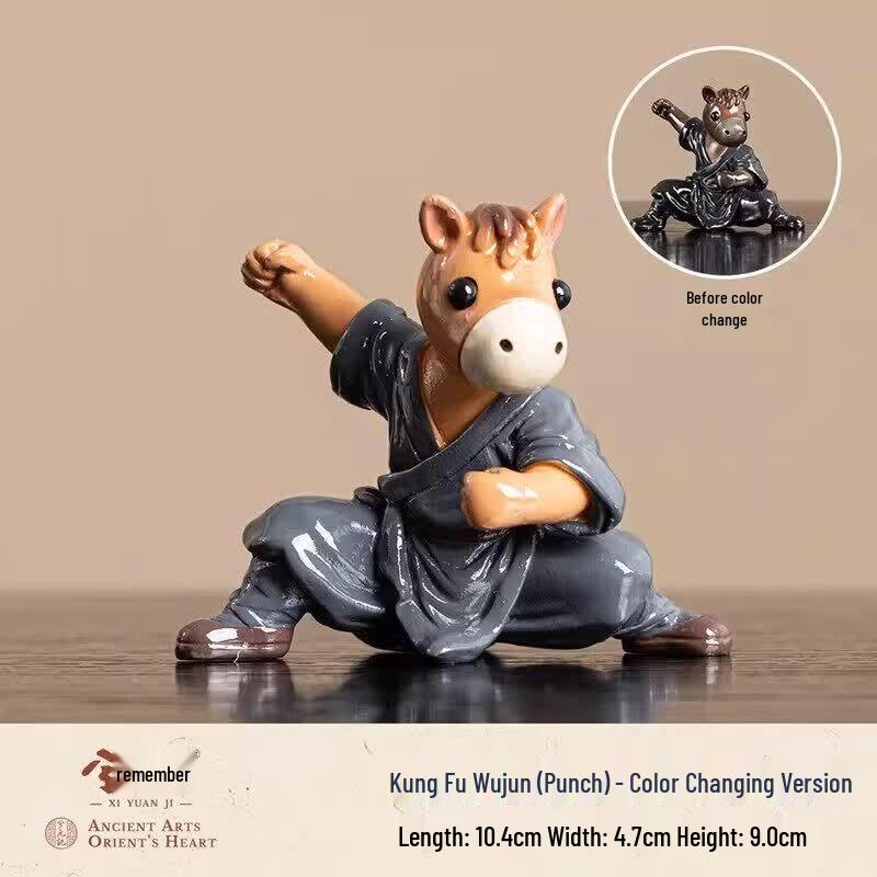 Color-Changing Resin Tang Horse Tea Pet