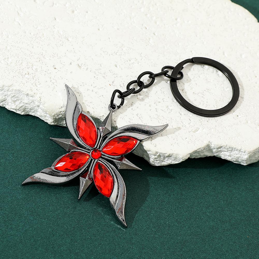 

Genshin Impact Arlecchino Fatui The Knave Cosplay Pendant Necklace Keychain Anime Figure Sweater Chain Car Backpack Keyring