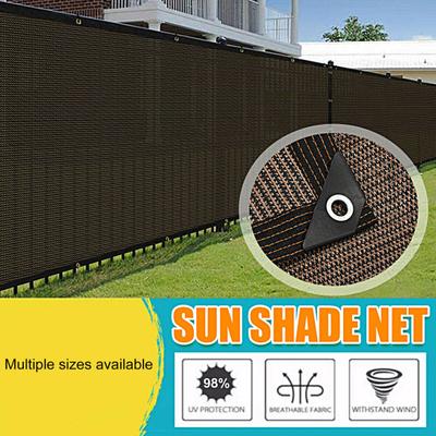Schattentuch Zartes, atmungsaktives PE-Sonnenschutztuch Luftzirkulation Einfache Installation Sichtschutznetz Schattentuch für den Garten