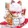 EnergyPower Electric Premium White Porcelain with Cute Cat with Automatic Arm A perfect gift for a store opening or business A lucky charm for