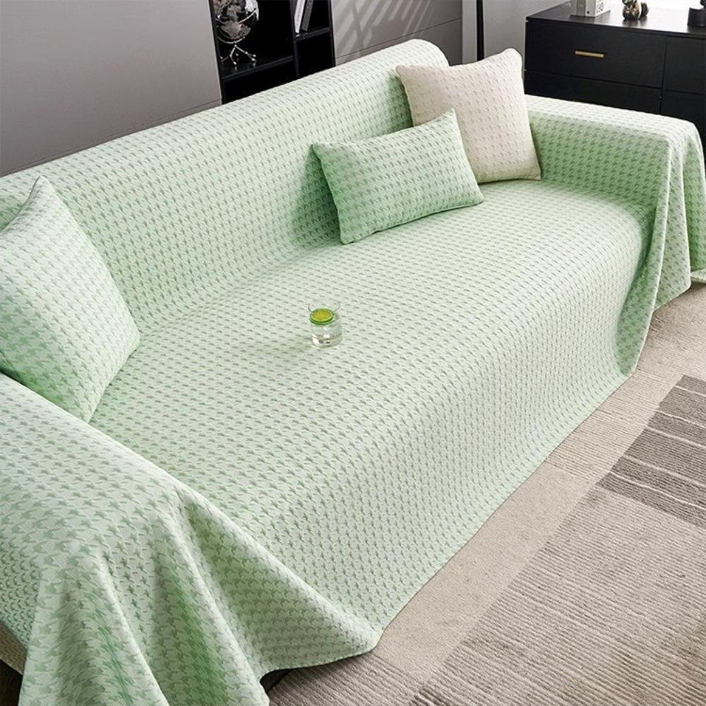 Cool feeling ice silk sofa cover cloth towel 2025 new summer mat summer sofa cushion cover universal blanket full cover