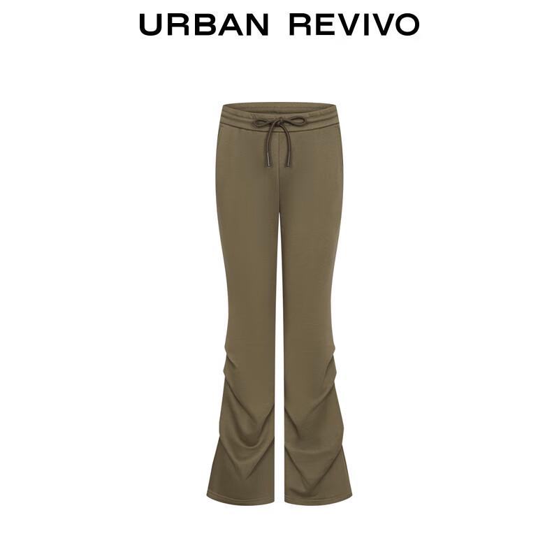 UR Women's Retro Drawstring Flared Trousers