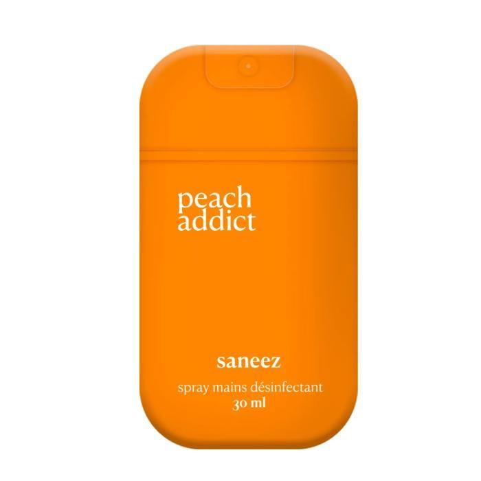 Saneez Peach addict spray mains désinfectant 30 ml