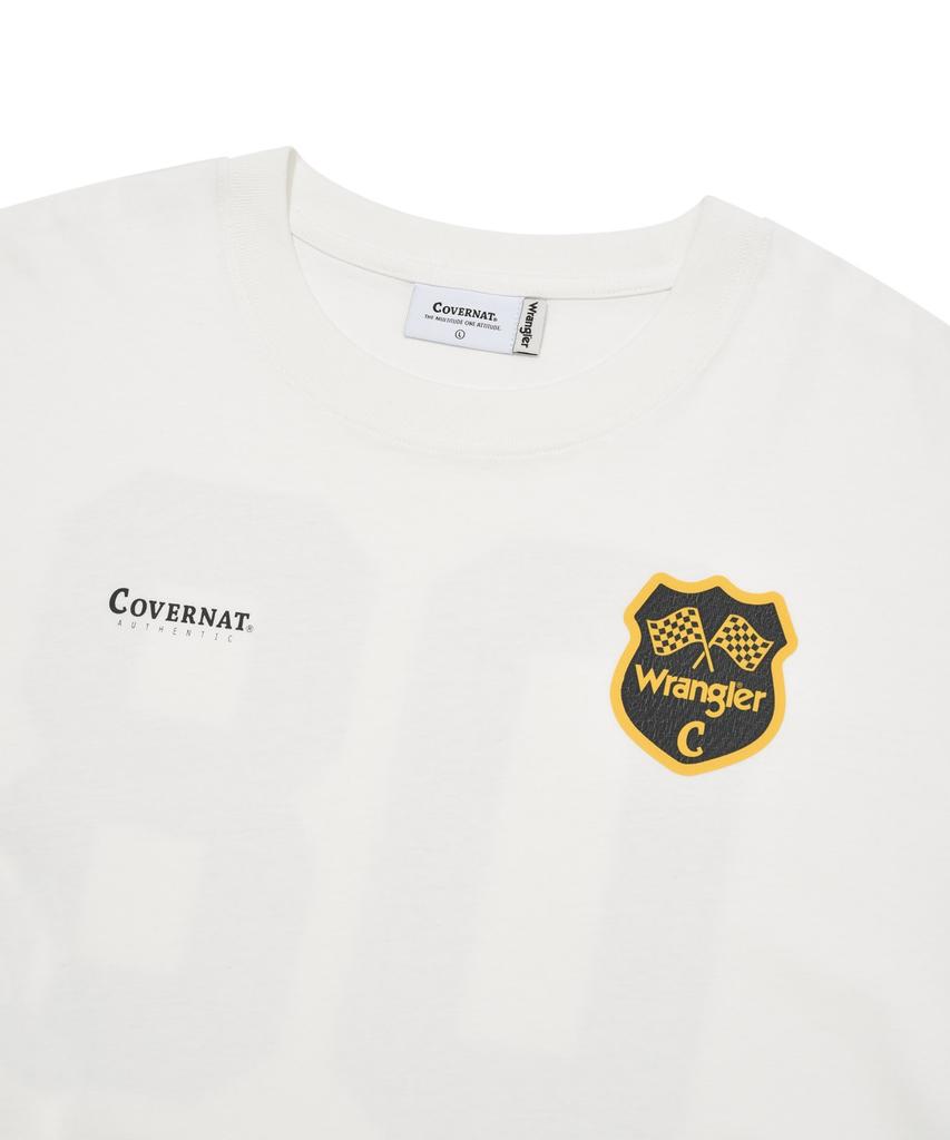 COVERNAT [Covernat X Wrangler] 08 Vintage T-Shirt White