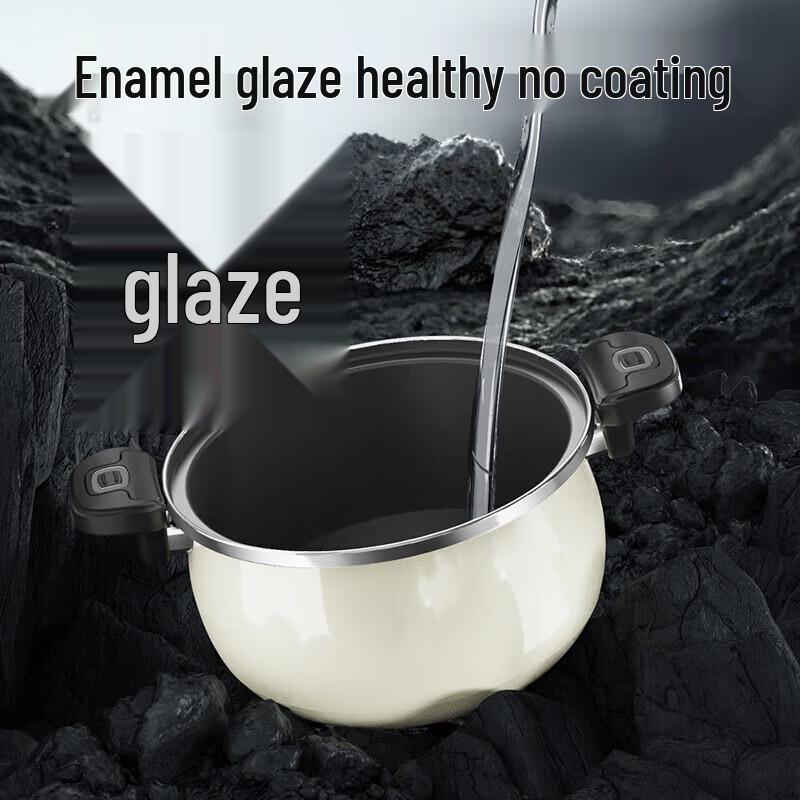 Kangbax 6.5L Enamel Micro-Pressure Soup Pot