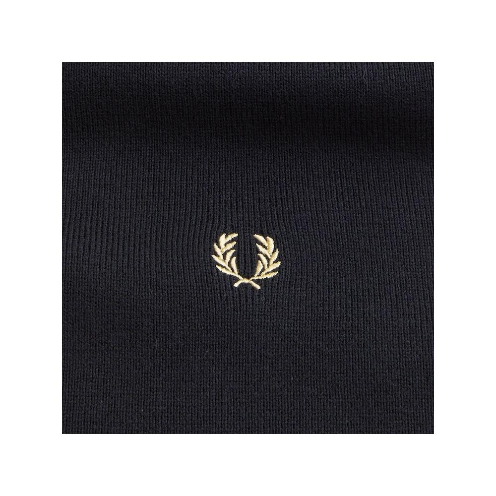 Fred Perry Classic Merino Wool Blended Scarf   Black Cfpu2438140 102 qzgCfpu2438140 102
