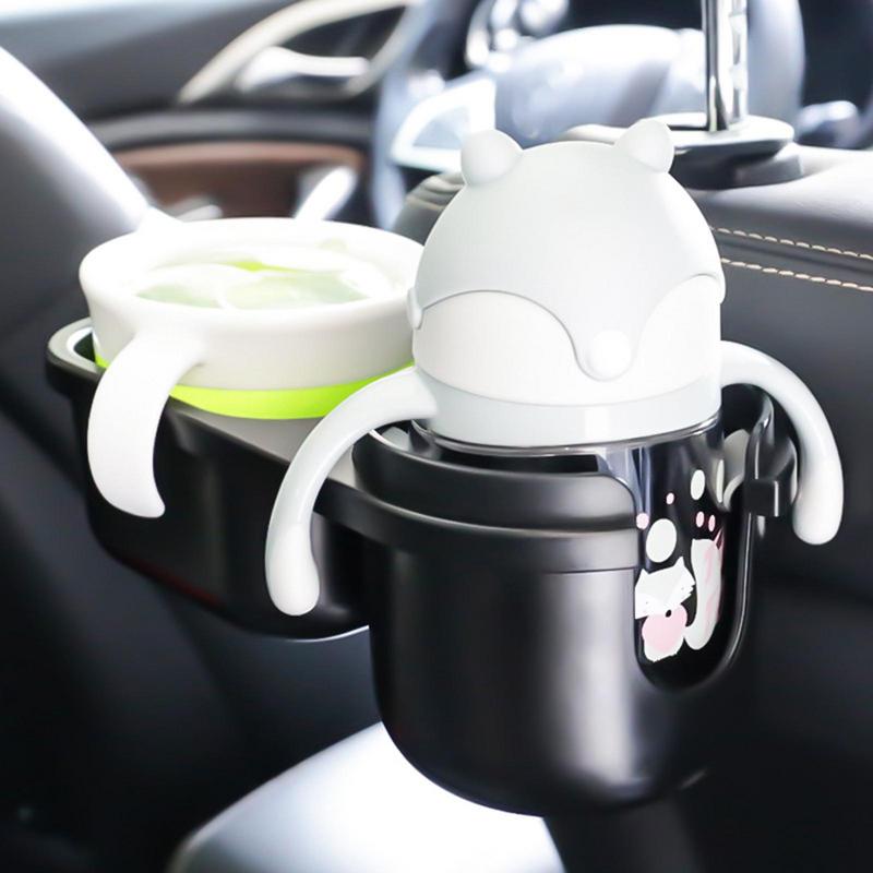 Car Cup Holder Headrest Seat Back Mount Organizer Multifunctional Vehicle Cup Drink Storage Box Phone Holder Auto Accessories