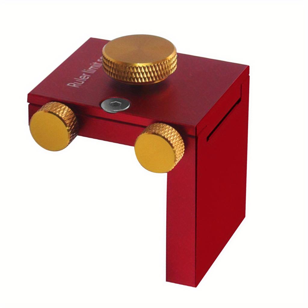 Woodworking Scriber, Steel Ruler Scribing Positioning Block, T-Type Scribing Ruler Stops Tools, Angle Scriber Line Marking Gauge