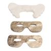 100pcs Soft Thin Flower Pattern Eye Mask Paper 100pcs Butterfly Shaped Cheek Mask Paper Sheet for Moisturizing
