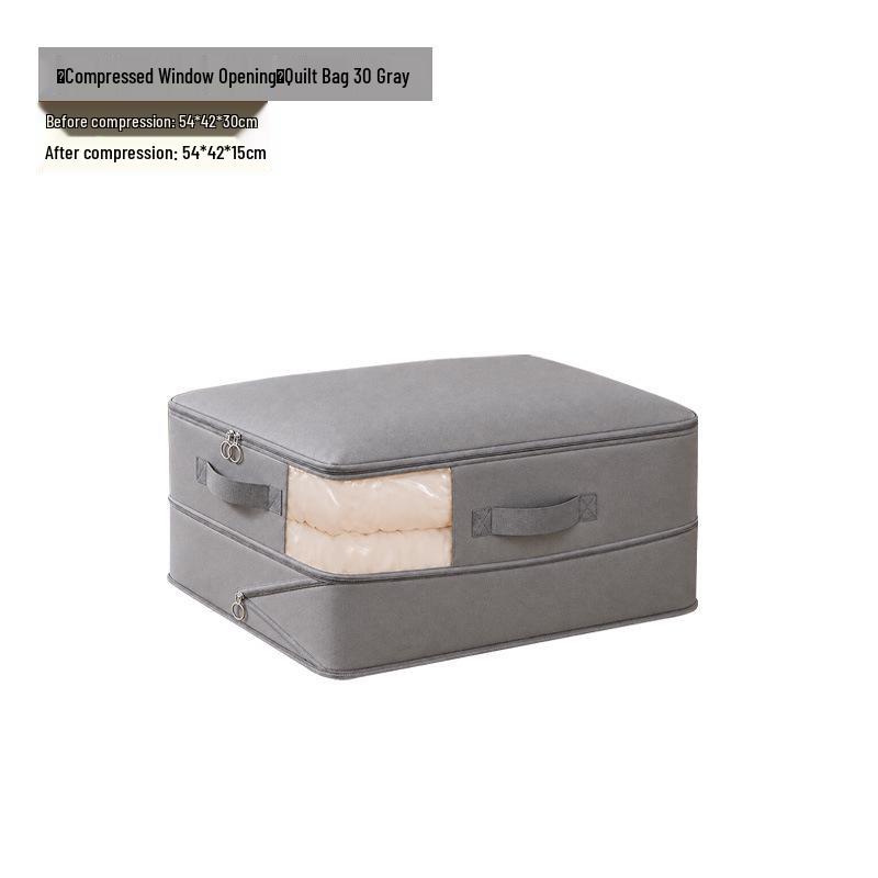 Large Capacity Compressible Storage Bag for Quilts, Down Jackets, and Travel Clothes