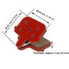 6 Pairs Semi-metal Bicycle Disc Brake Pads for Kugoo G Booster/Ninebot MAX G3 Bikemaintenance