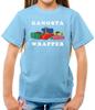 Gangsta Wrapper - Kids T-Shirt - Christmas Gangster Music Hip Hop Xmas