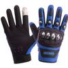 Men's Motorcycle Riding Gloves with Stainless Steel Hard Shell and Anti-Fall Protection for Mountain Biking