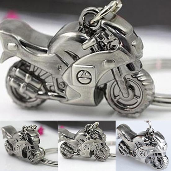 Metal Key Ring Motorcycle Creative Gift Keychain Cute Sports Keyring Gift