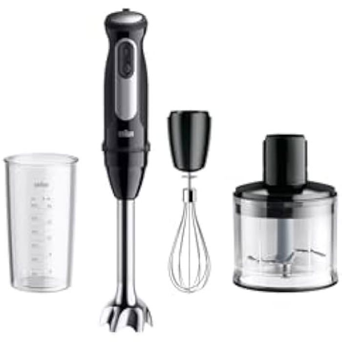 Mixeur À Main - BRAUN - MQ55236M - 1000 W - 25 Vitesses - Power Bell Plus