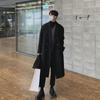 2023 Men's Mid-Length Double-Breasted Woolen Coat: Autumn/Winter Thickened Korean Windbreaker