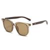 Retro Sunglasses Fashion Square Glasses Vintage Sunglasses Women Wood Eyewear EMA