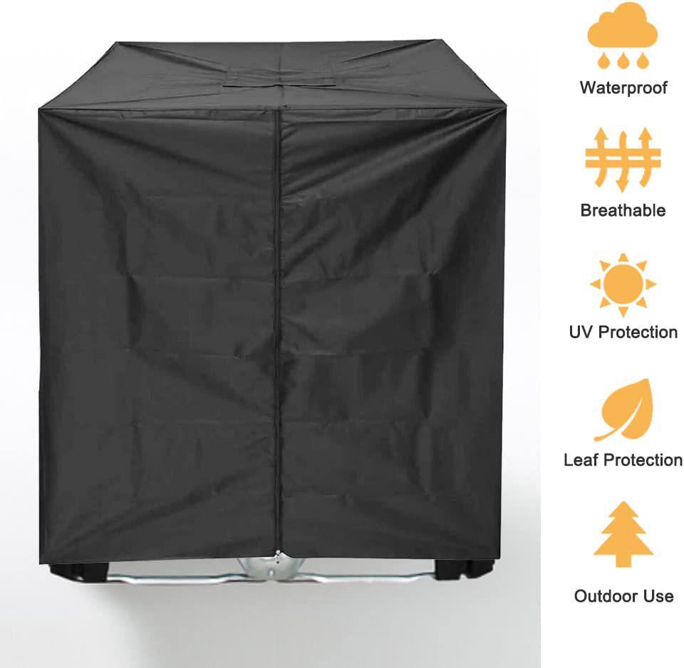 IBC Tank Protective Cover - 420D Oxford Cloth, 1000L, Sun & Dust Protection for Water Barrels