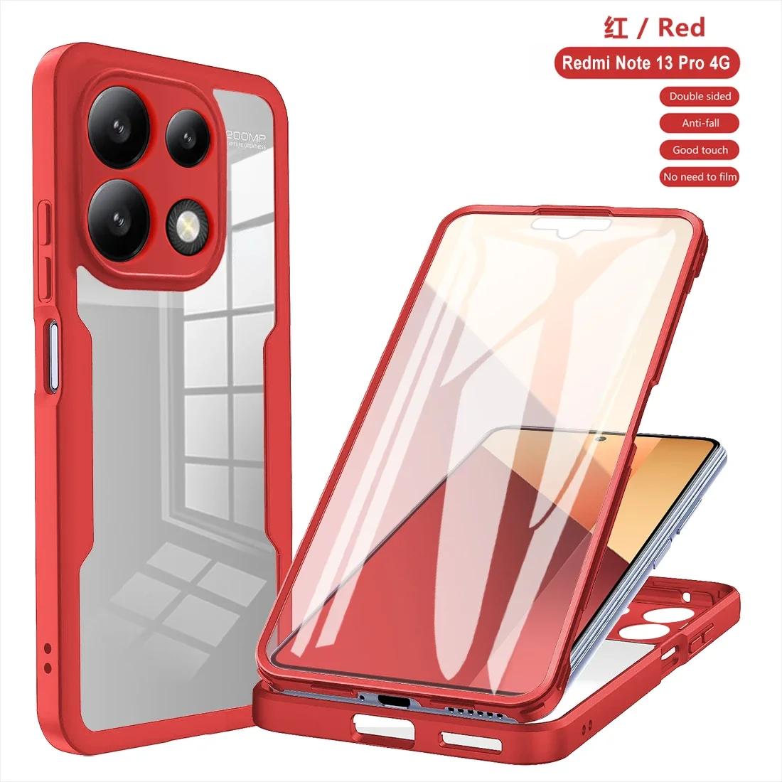 

360 Full Shockproof Clear Case For Xiaomi Redmi Note 13 12 Pro 4G 5G Note 13 Pro Plus 5G Redmi A3 Screen Full Protection Cover NOTE12 PRO PLUS 5G
