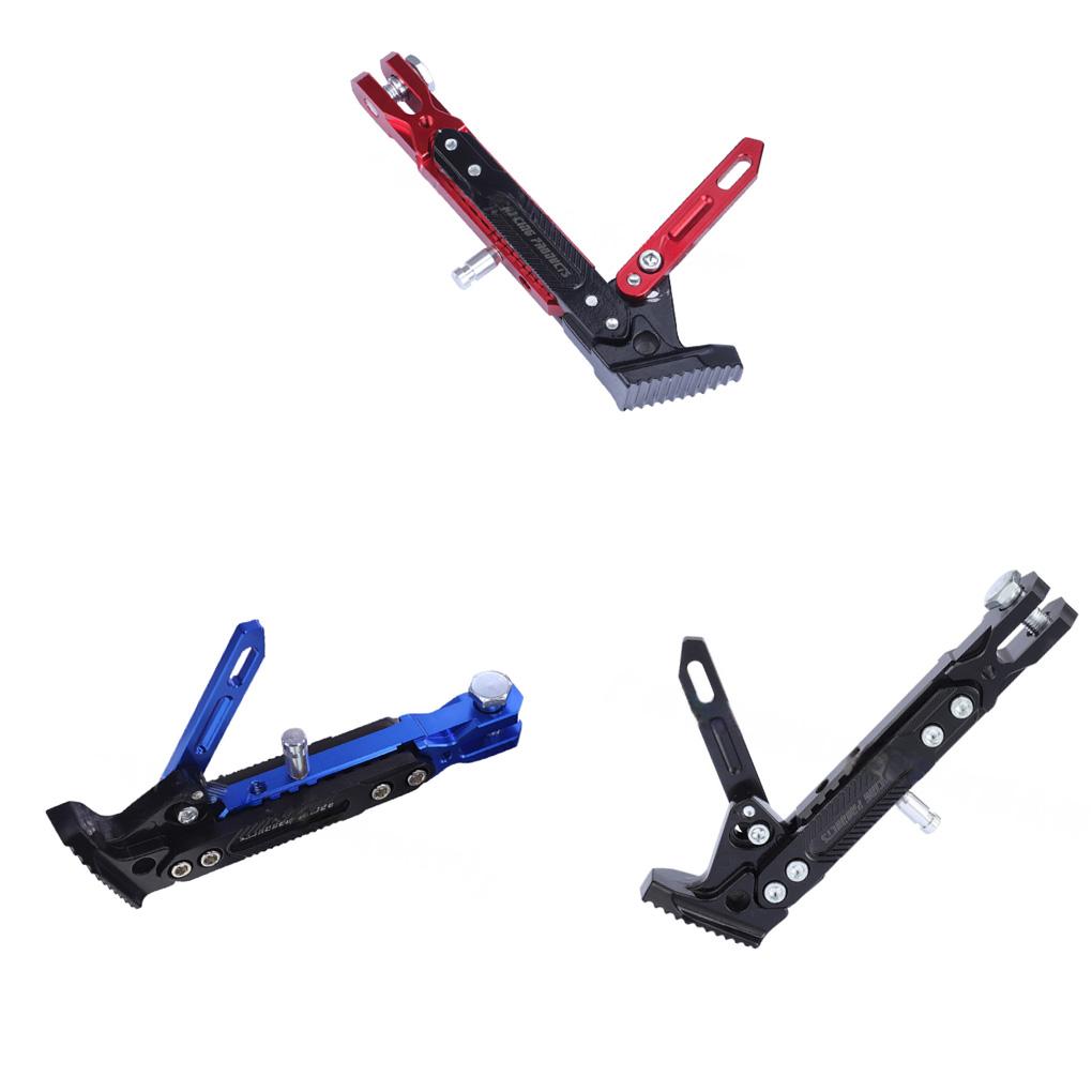 Universal Motorcycle Adjustable Rear Side Kickstand Replacement Electric Bicycles Parking Stand Scooter Replacing Parts