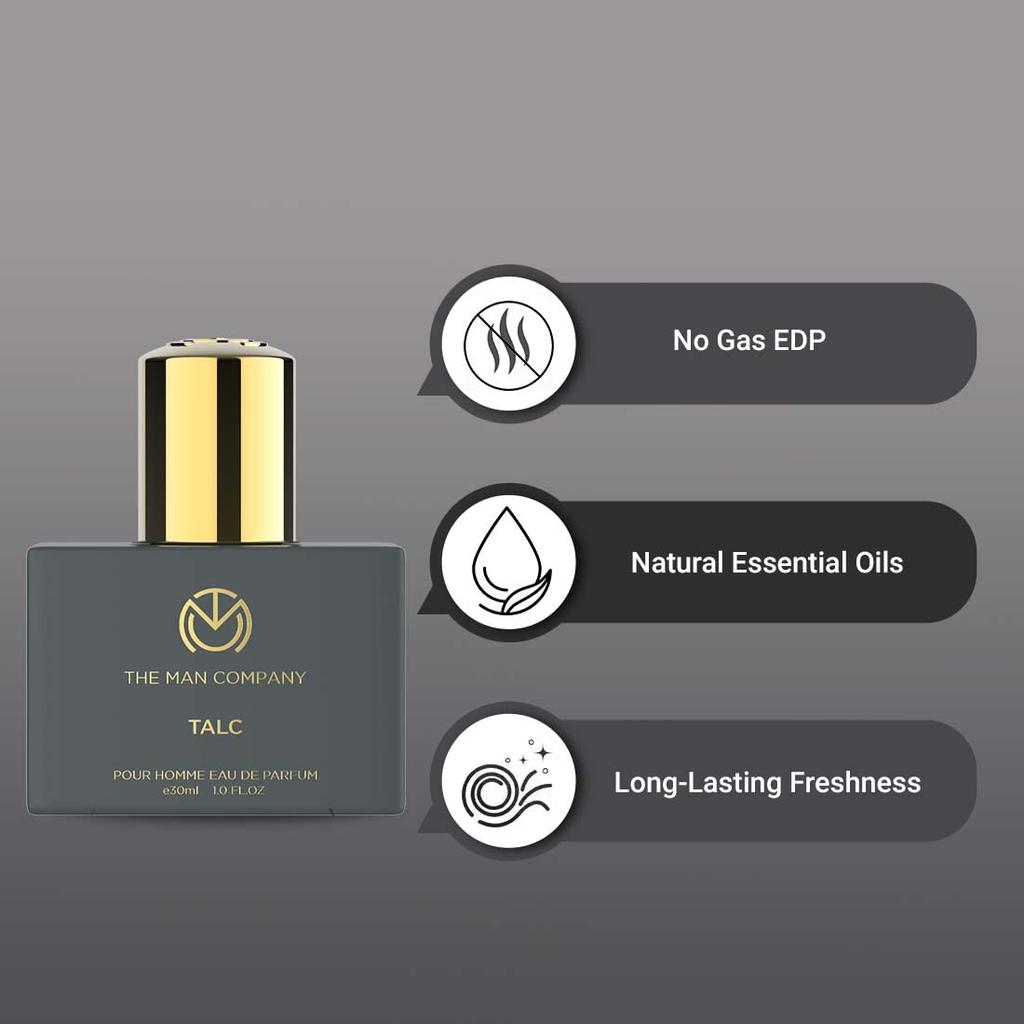 Talc Perfume For Men Premium Luxury Long Lasting Fragrance Spray Eau De Perfume-30Ml