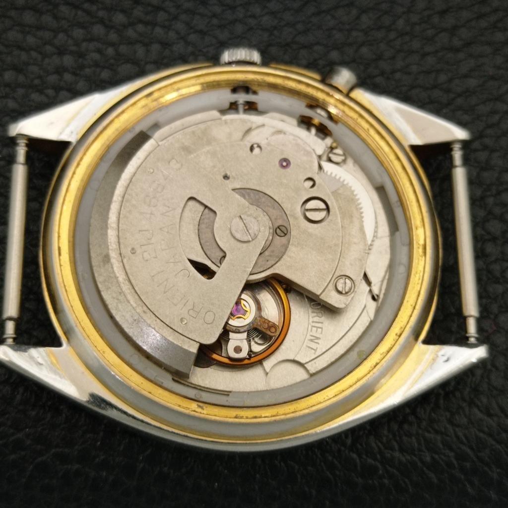 JAPAN VINTAGE ORIENT CRYSTAL AUTOMATIC 46943 MENS ORIGINAL DIAL WATCH A707785-1
