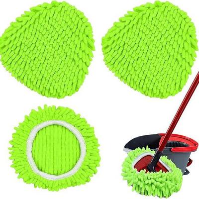 Reusable Replacement Chenille Mop Head for Velida/O-Cedar Easywring Mop