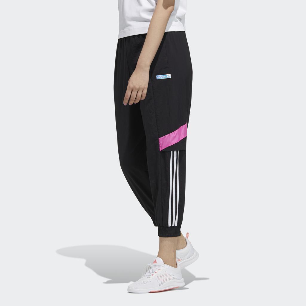 Adidas Casual Lace-Up Sports Pants Women Bottoms Black GP5449