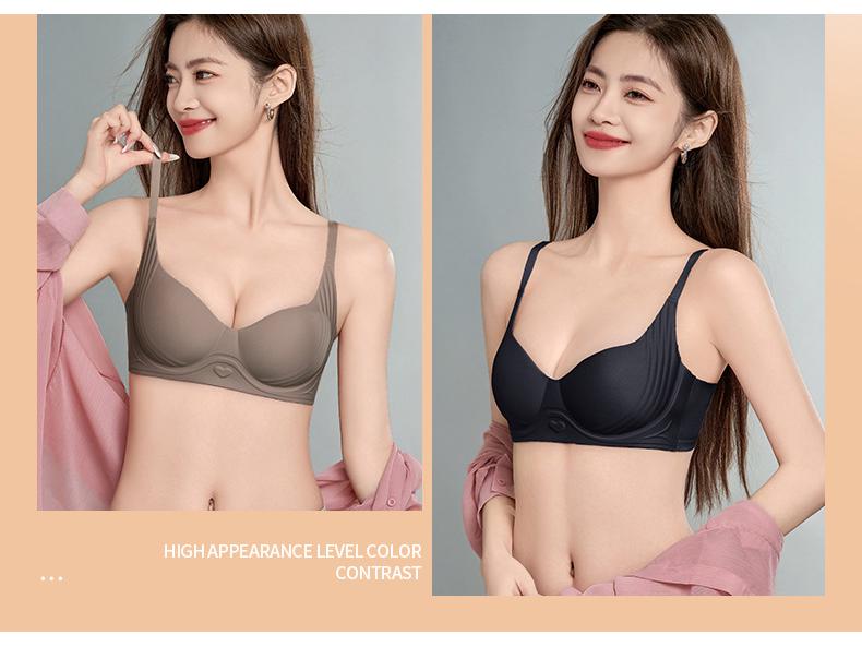 Damski Bezszwowy Oddychający Biustonosz Zapobiegający Opadaniu – Minimalizujący, Bez Unoszenia, Piękny Design Pleców