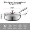 Non Stick Frying Pans Cooking Steak Skillet Non-Stick Even-Heating Cookware Pot Stove Frying Pan With Lid For Kitchen Cooking