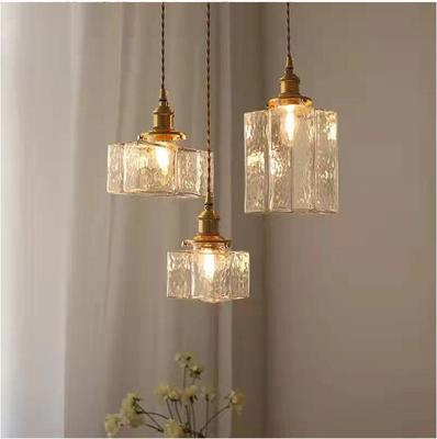 Minimalistische Nordische Retro Japanische Glas-Pendelleuchte für Wohnzimmer, Restaurant und Schlafzimmer