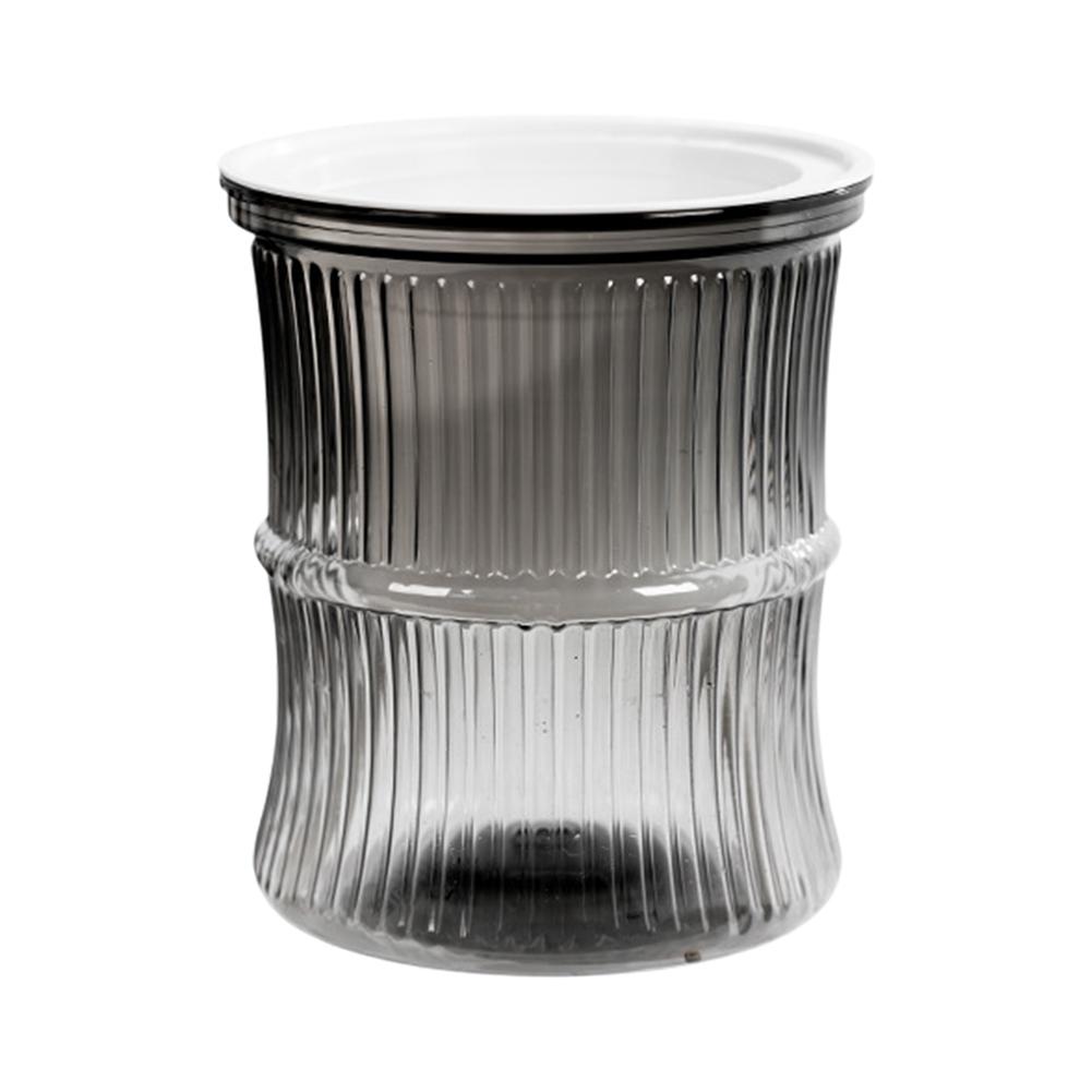 Plastic Lazy Hydroponic Flower Pot Automatic Water-Absorbing Flowerpot Transparent Double Layer Self Watering Planter Office