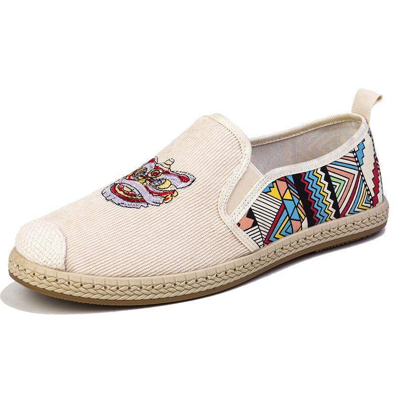 Canvas Shoes Cloth Shoes Men's Canvas Shoes Handmade Canvas Shoes