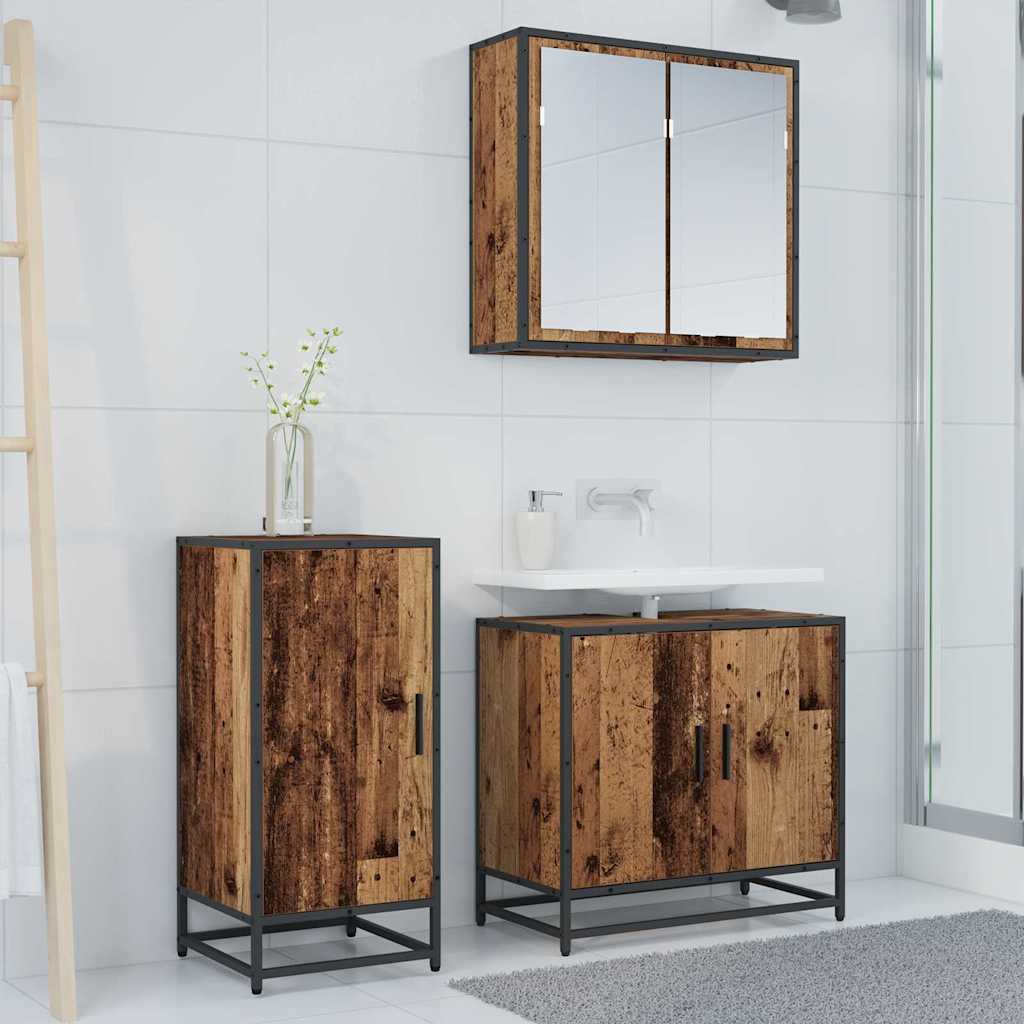 Sideboard Reclaimed Wood 35.5 x 35 x 76 cm