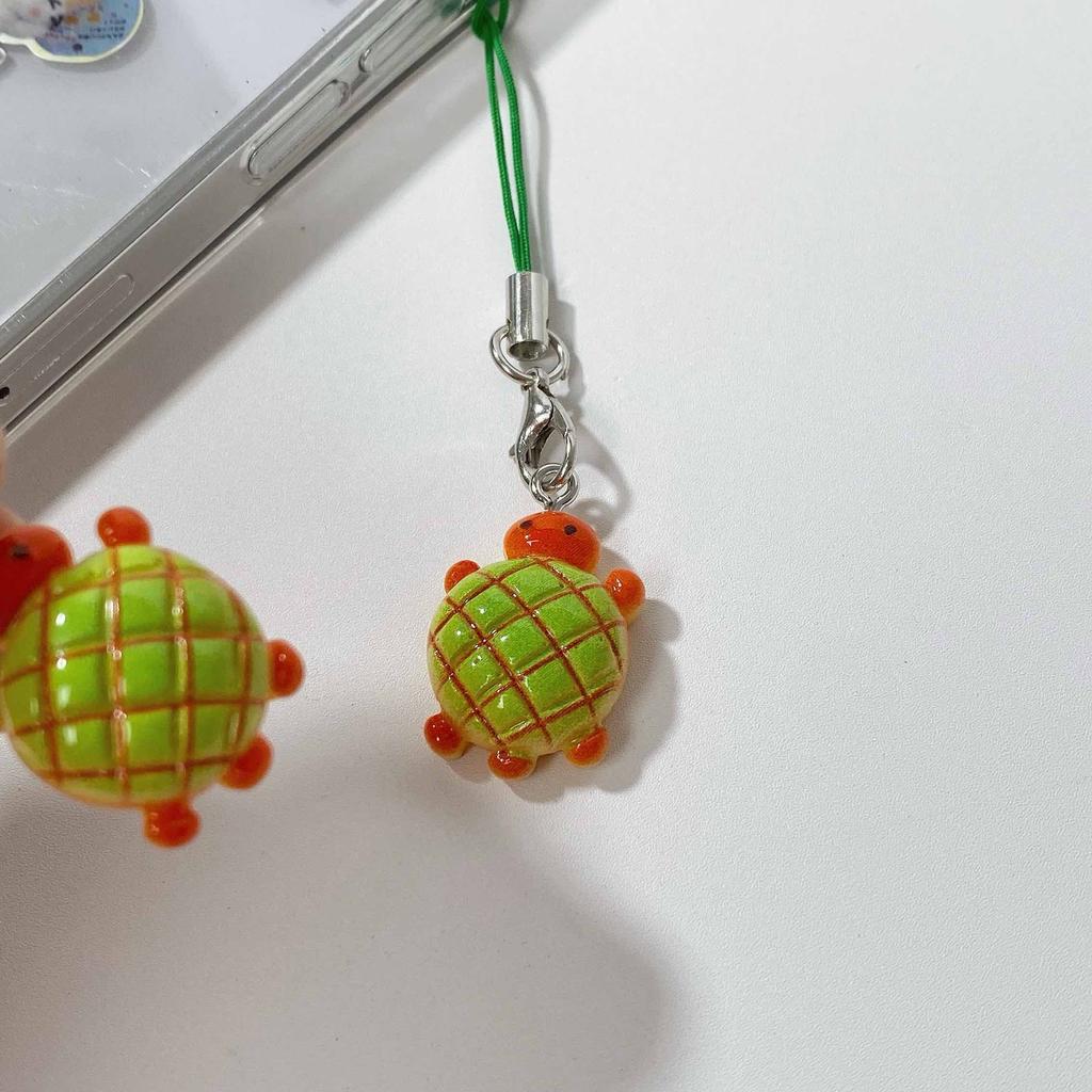 Hot Turtle Phone Charms Pendant Cute Anime Keychain Cases For iPhone 12 CCD Camera Airpods Earphones Cool Kawaii Accessories