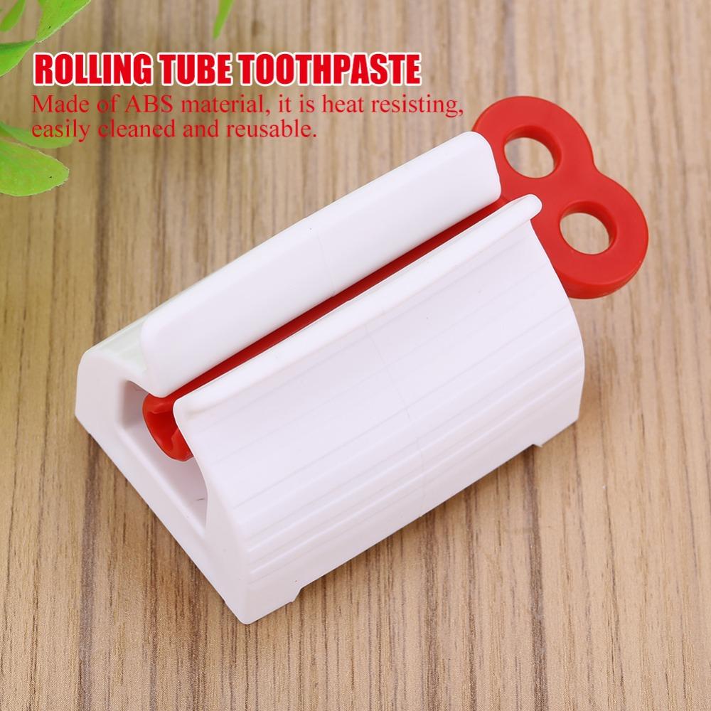 3 PCS ABS Toothpaste Dispenser Green Blue Red Toothpaste Squeezer Tube Squeezer Home Bathroom