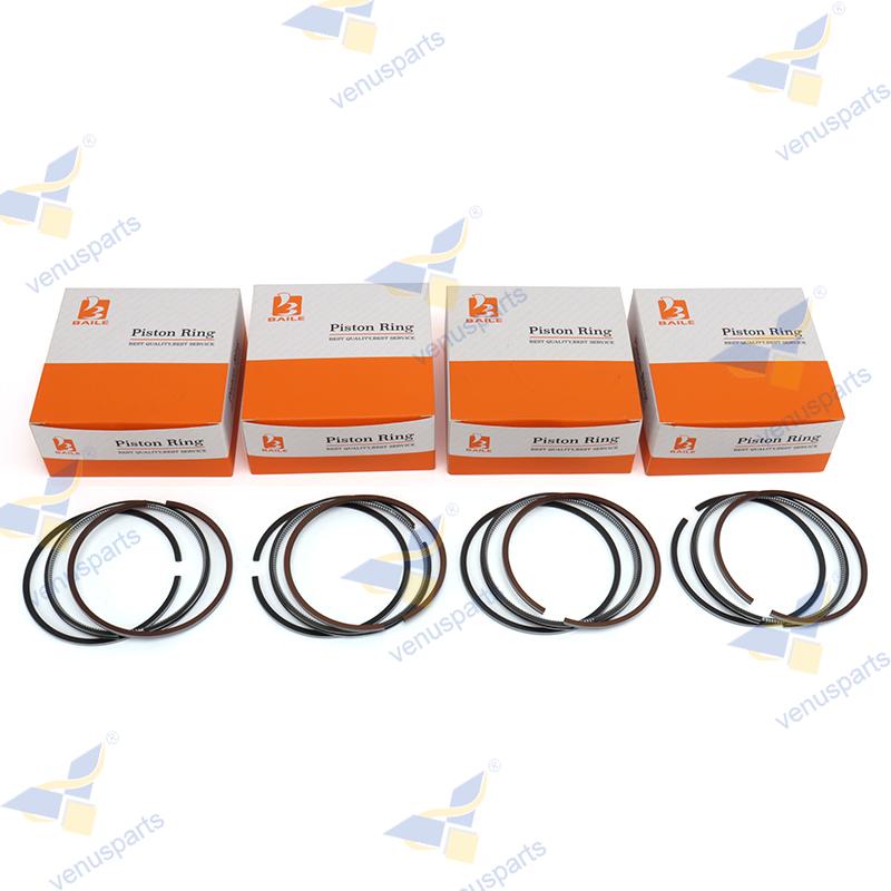 96mm For Nissan TD27 TD42 BD30 No Valve Print 96*2.5+2+4mm 4-Cylinder Piston Ring 12033-43G11 12033-43G10