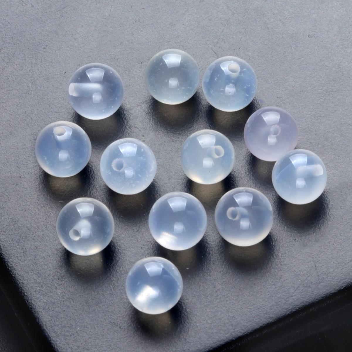 

10 шт./упак. целебные хрустальные бусины с полуотверстиями, круглые натуральные камни, кварц, агат, драгоценные камни, свободные бусины для изготовления ювелирных изделий, аксессуары для браслетов «сделай сам», 5 мм 10Pcs/5mm