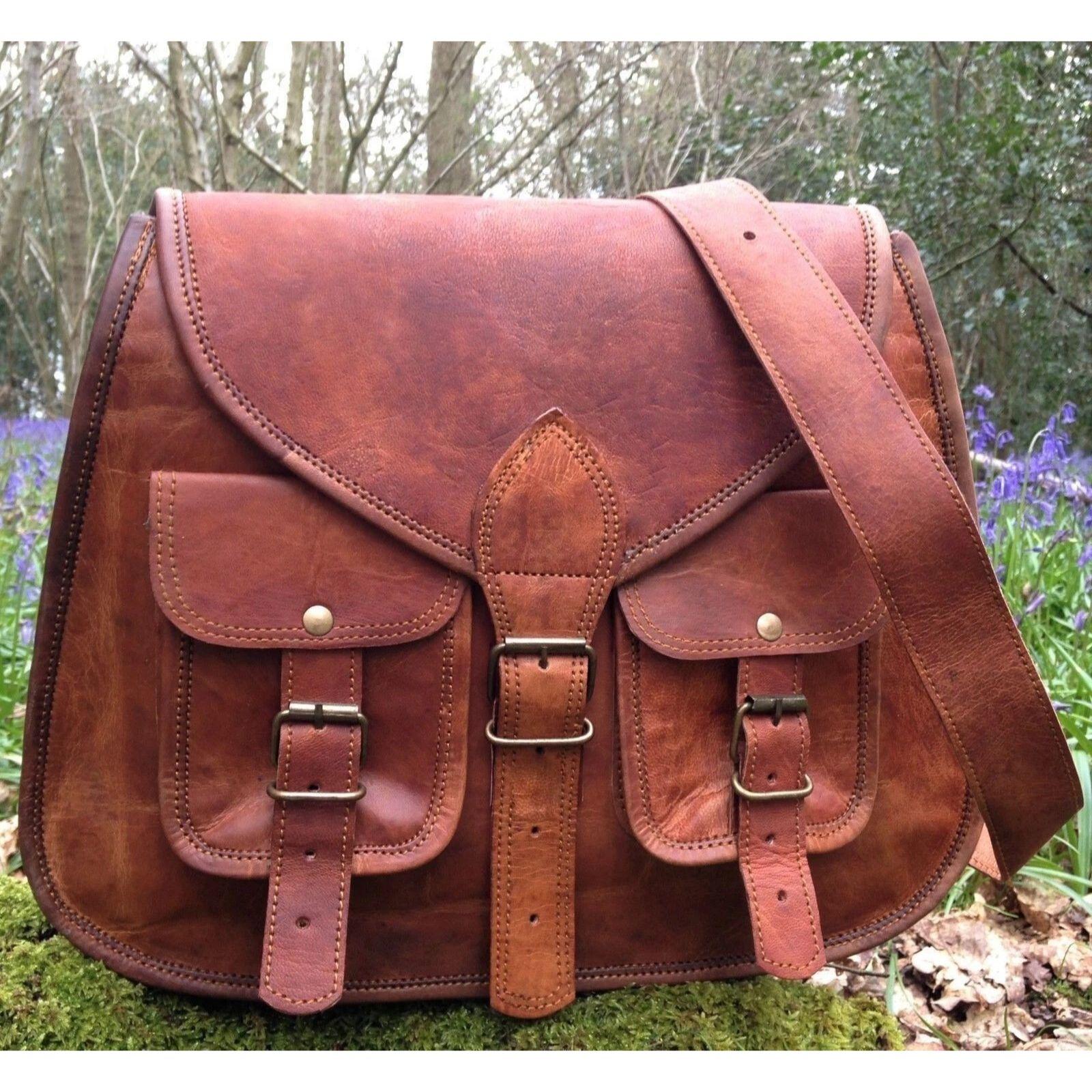 

Bag Leather High Shoulder Women Quality Ladies Handbag Capacity Genuine Vintage 13 x 10 x 4 in