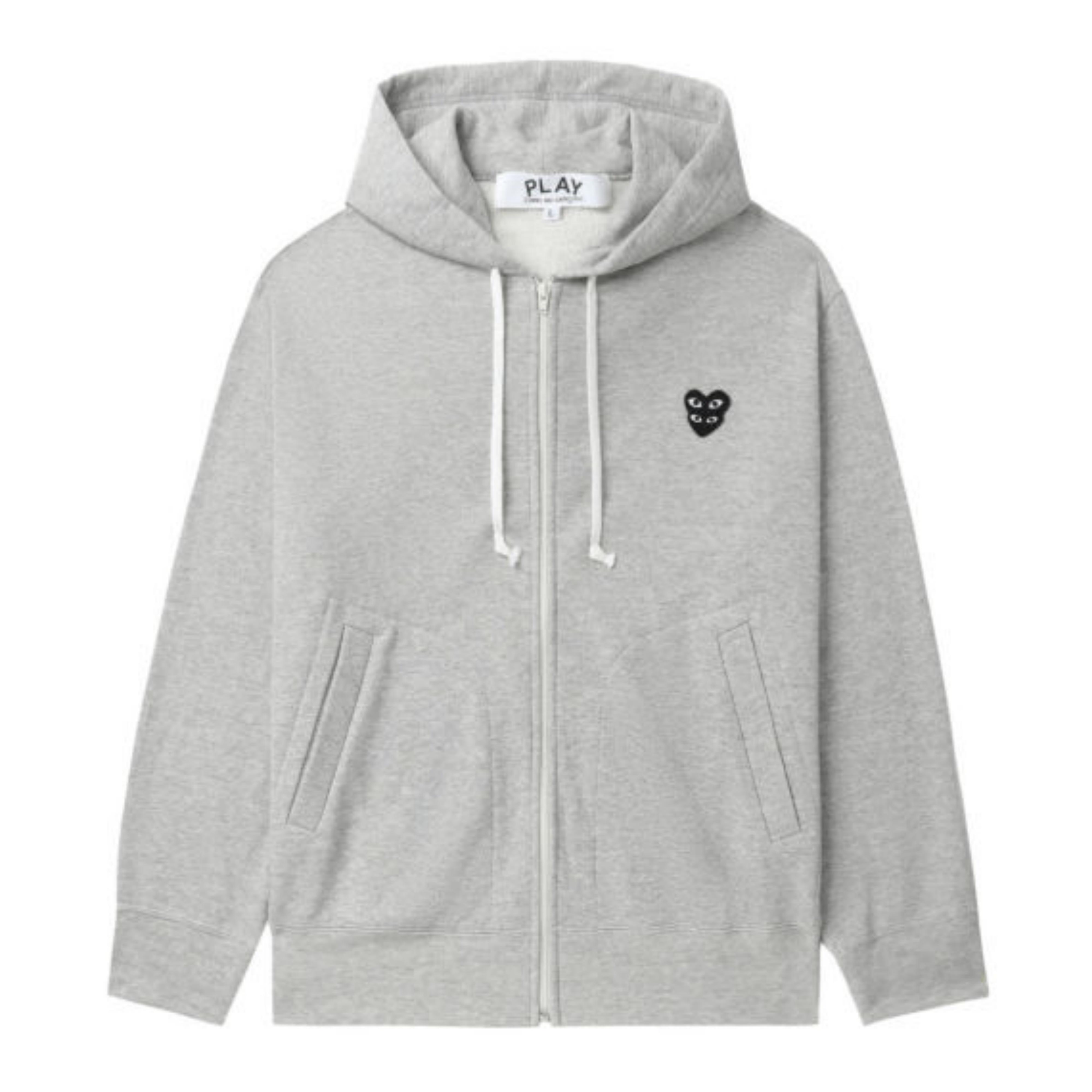 CDG Play Džemperi Unisex Pelēki Ar