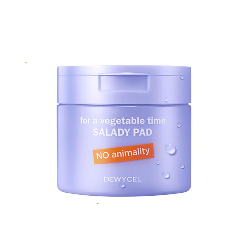 DEWYCEL Salady Pad 70 Sheets Daily Peeling and Hydrating Facial Toner Pad Skin Texture Refining Cleansing Pad