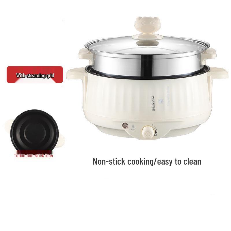 Multifunctional Electric Steamer & Cooker: Non-Stick Pot, Large Capacity, Rice Cooker & Hot Pot